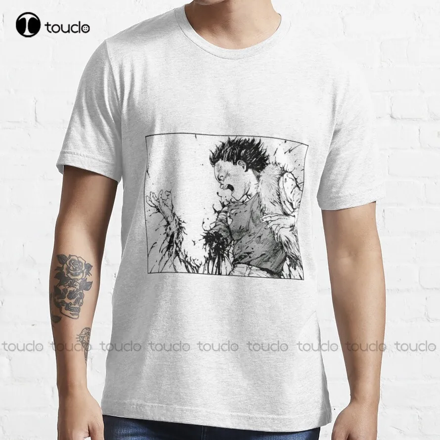 Akira Tetsuo Losing Arm Trending T-Shirt Mens Workout Shirts Funny Art Streetwear Cartoon Tee Fashion Tshirt Summer Xs-5Xl New