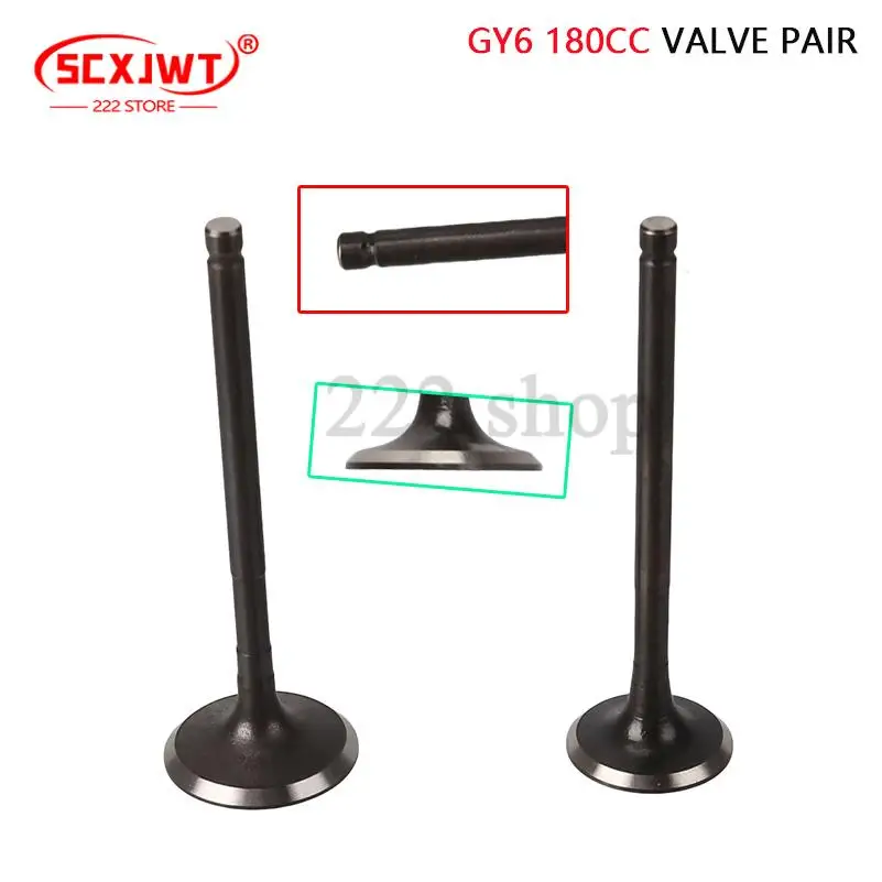

Valve intake and exhaust kitSuitable for GY6 150cc 180cc ATV kart engine 4Wheeler racing car Valve guide