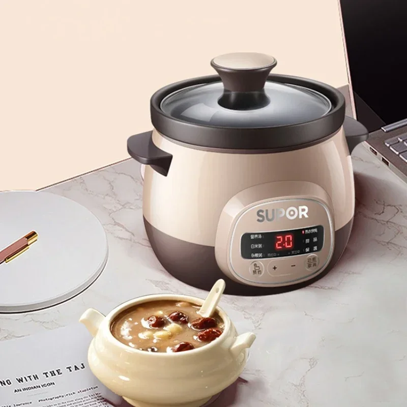 Electric stew pot household soup pot porridge small stew pot automatic baby ceramic health small stew 1 to 2 people