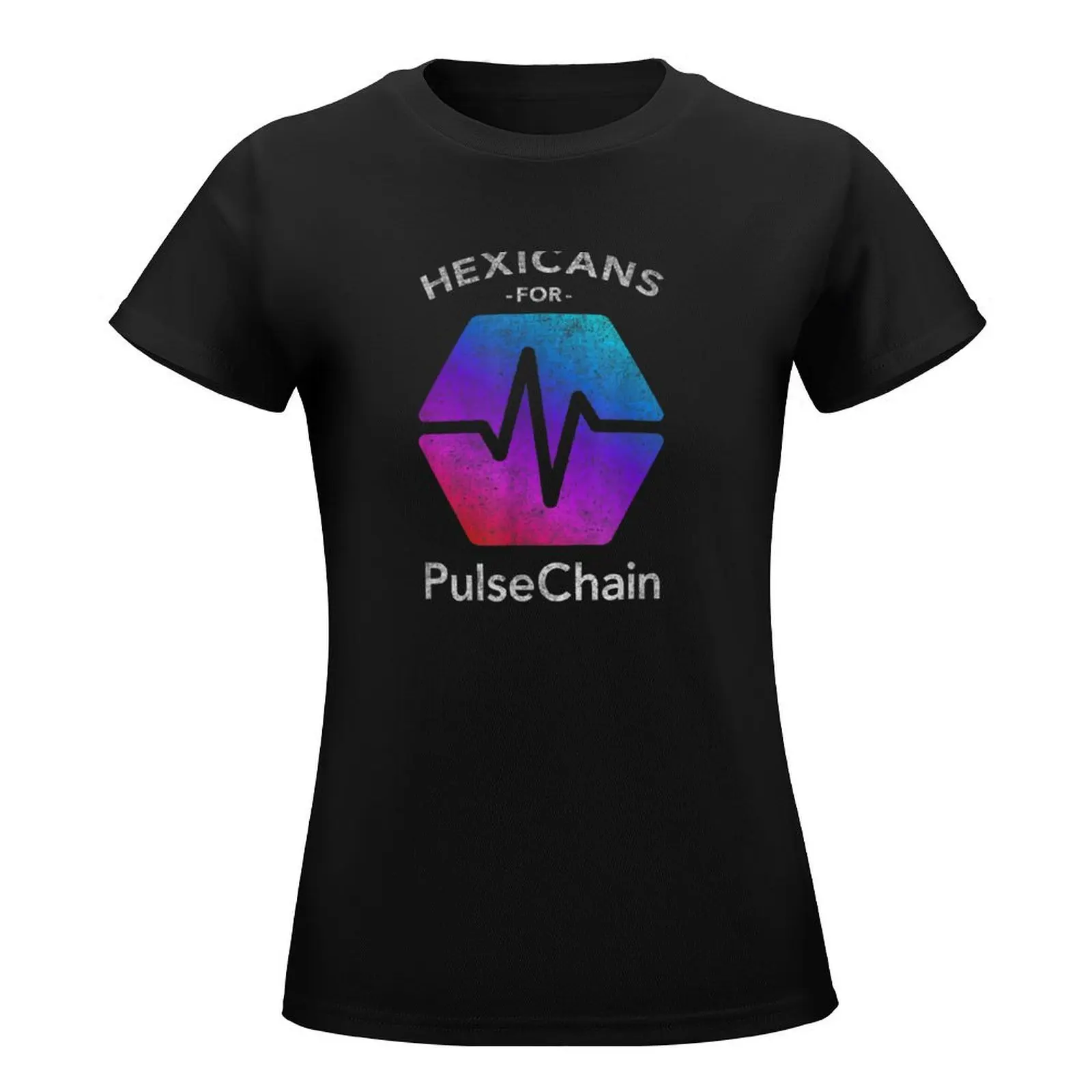 Hexicans for PulseChain - Proud To Be a HEX Crypto Investor T-Shirt plus size tops summer top ariat shirts for Women