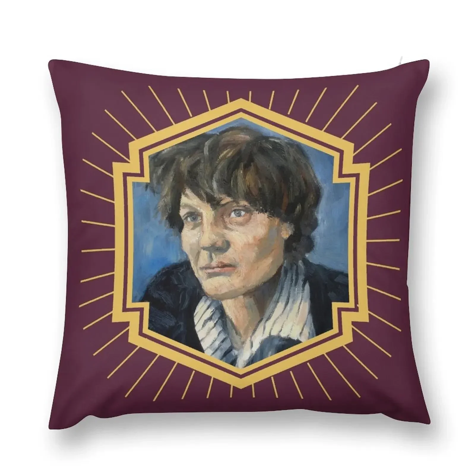 Iris Murdoch Throw Pillow Pillow Case Christmas Sofa Cushion Cover bed pillows pillow