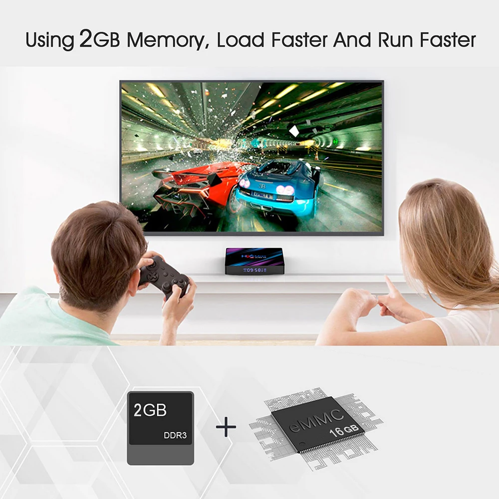 H96 MAX 4GB 64GB Android 10.0 Smart TV Box Android 11 Rockchip RK3318 1080P 4K  H96MAX Media player TVBOX  Set top Box