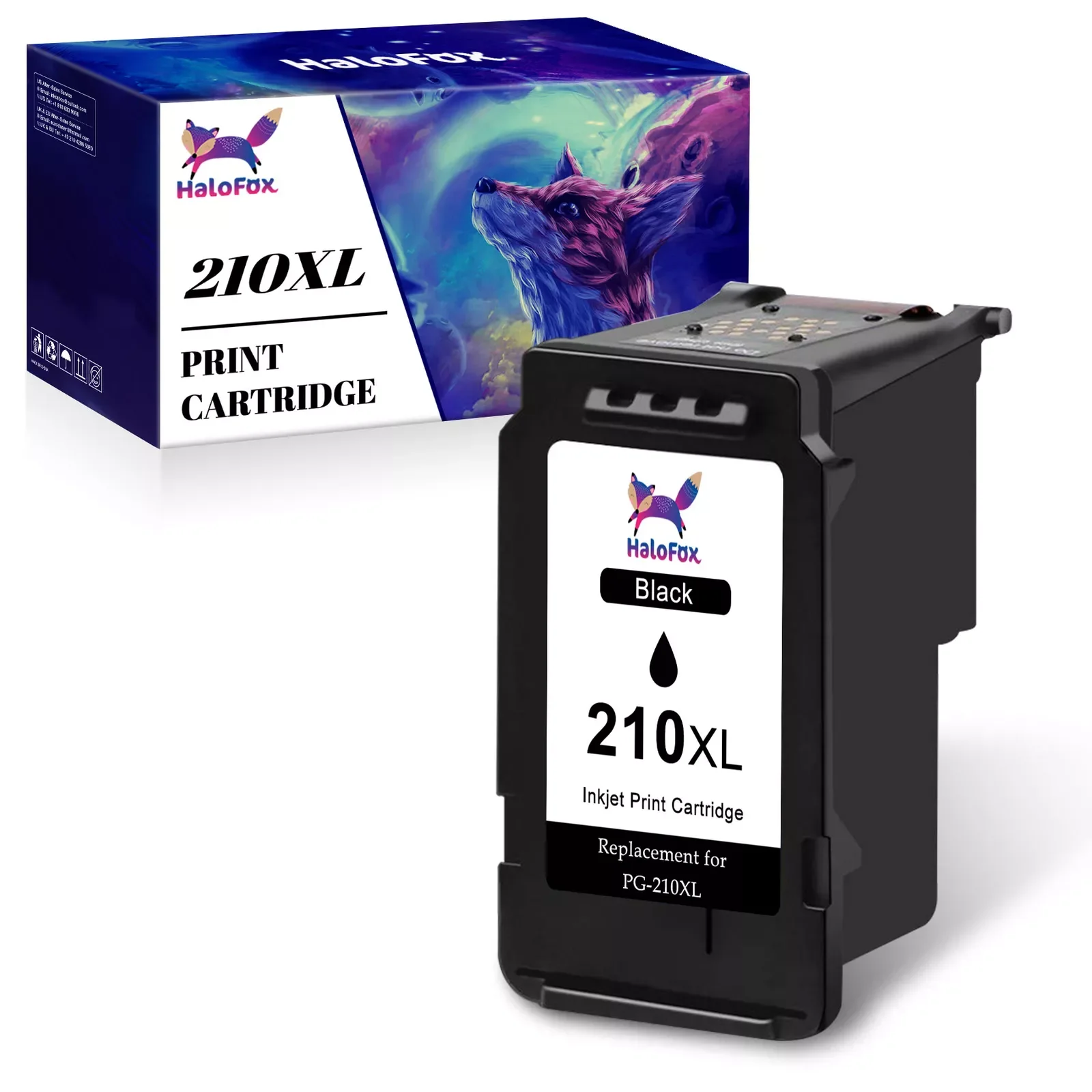 

1Pc PG-210XL Black Ink Cartridge for Canon PIXMA iP2700 2702 MP230 499 MP280