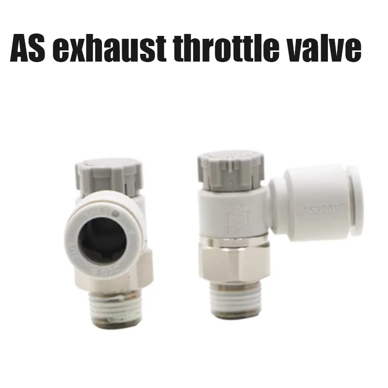 

Pneumatic Throttle Speed Control Valve Connector AS1201F/2201F-M5/01/02-04A/06A/08SA Cylinder