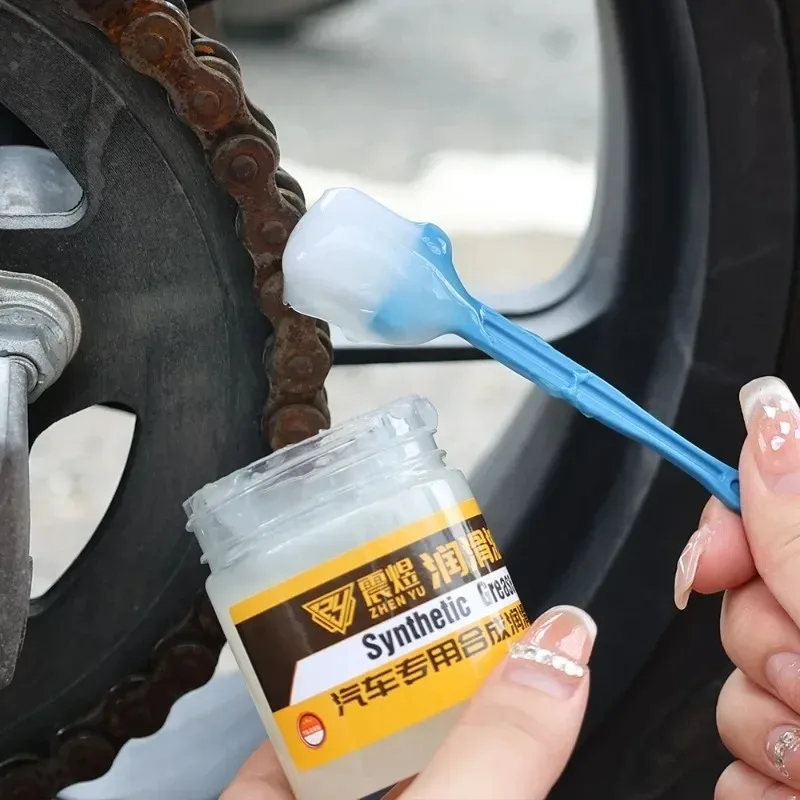 100g Lubricating Grease Car Sunroof Track Door Abnormal Noise Antirust White Mechanical Maintenance Gear Bearing Oil Grease Kit