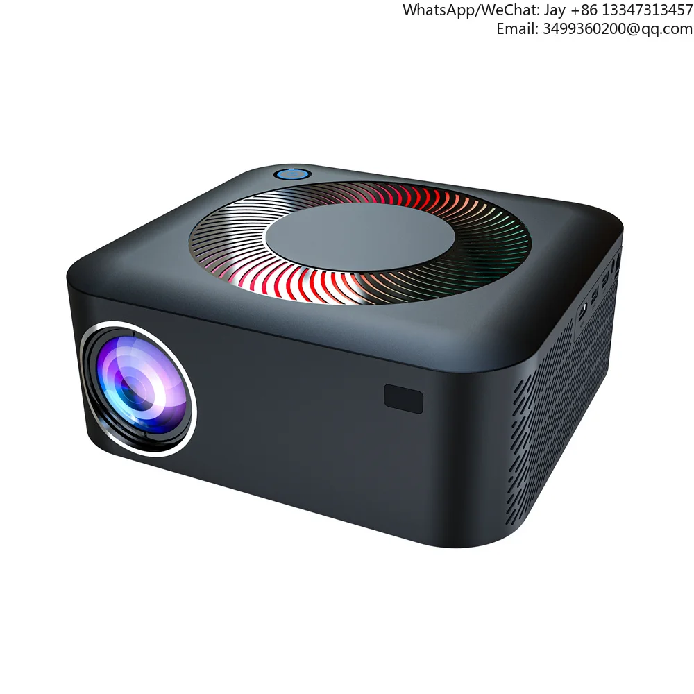 

400ANSI Home Projector Movie 8K Decoding Rockchip RK3566 2GB 16GB Dual WiFi Native 1080p Android 11 TV 3D 4K Projector