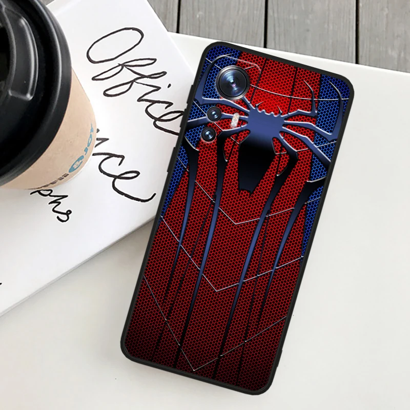 Spider Man Marvel Cool For Xiaomi Mi Note 10T 10S 10 9T 9 SE 8 CC9E A3 5G Lite Pro Soft Silicone Black Phone Case