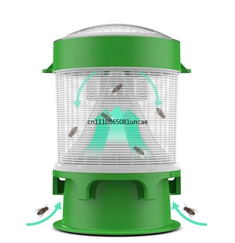Commercial Outdoor Fly & Mosquito Catching Machine Waterproof Insect Trap Device For Farm Garden Yard Pest Control Equipment