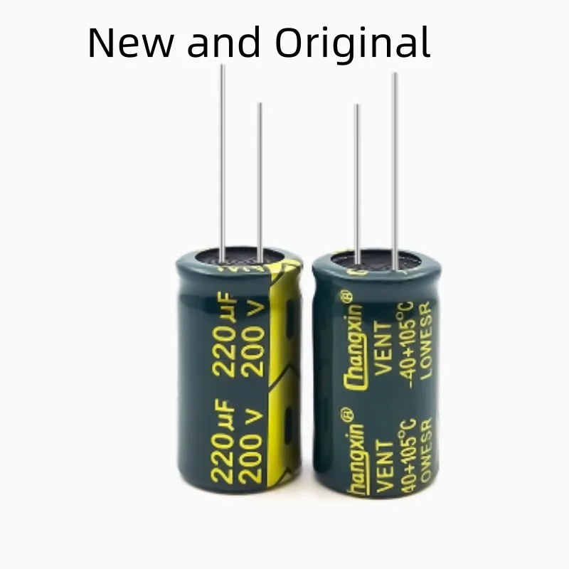 High frequency low resistance brand new genuine direct insertion electrolytic capacitor 220UF 200V 18X30