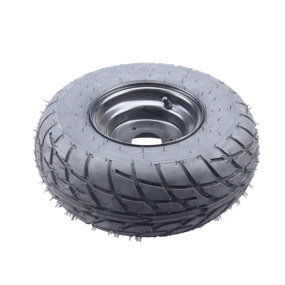 ATV & Sand Bike Tires with Wheels Set - Universal Fit for Small 4-Wheel Off-Road Vehicles, Dune Buggies