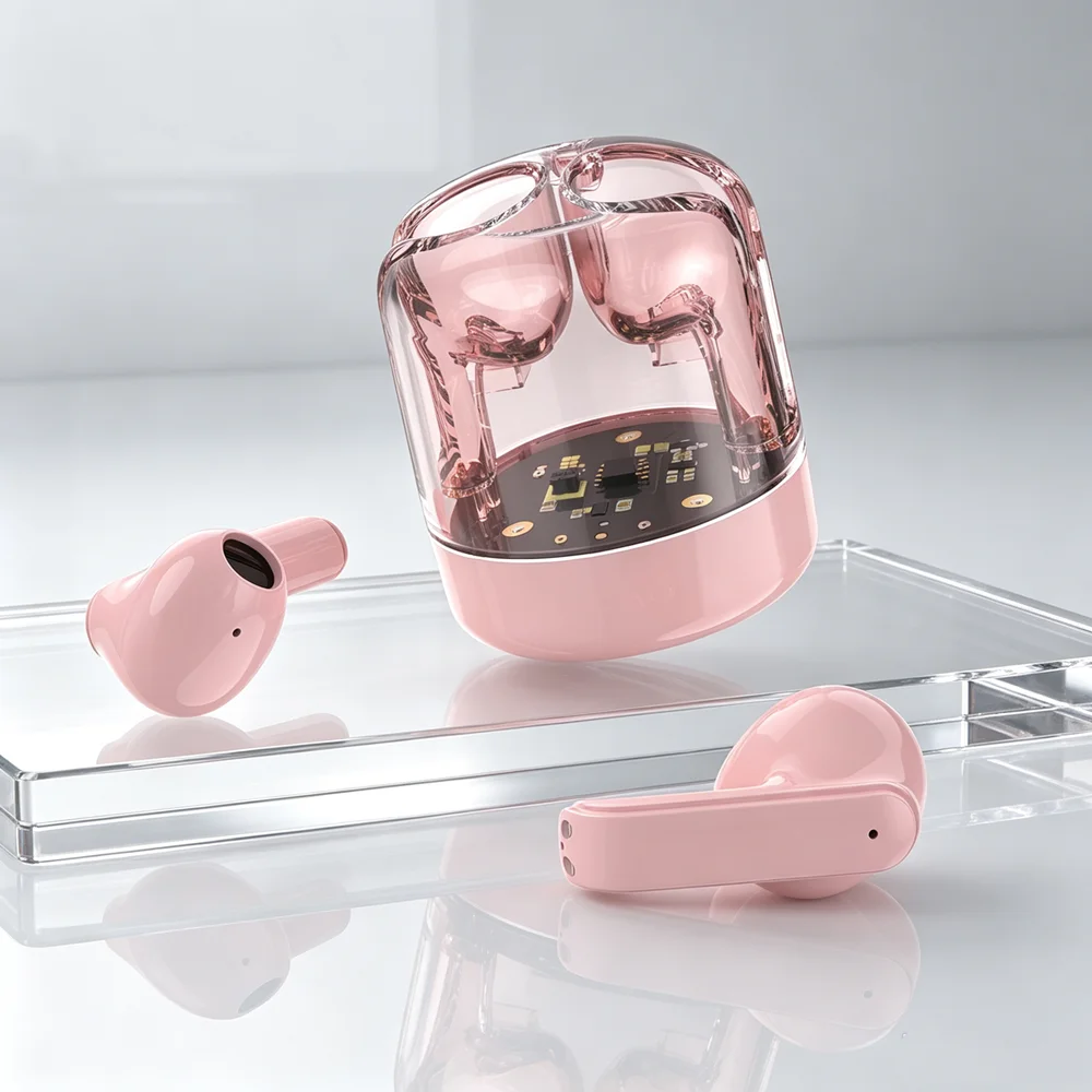 TWS Wireless Bluetooth Headset 5.3 Bluetooth Protocol Earplug Type Strong Endurance Gaming Competitive Headphones TWS Running