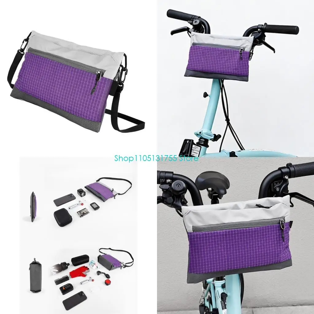 K0EF – compartiment tige cyclisme en tissu solide, intérieur généreux, parfait pour les touristes