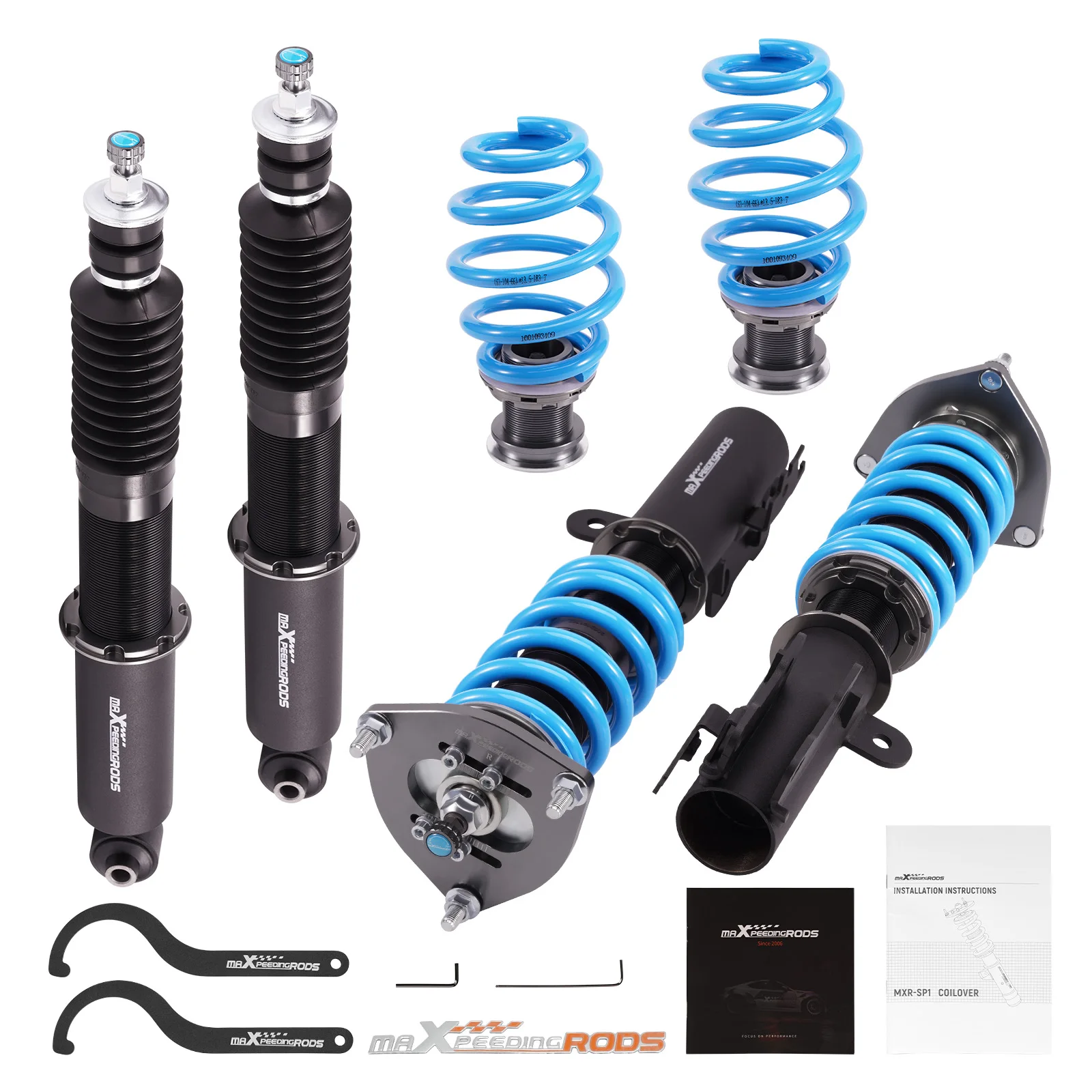 

Регулируемые амортизаторы MaXpeedingrods Coilovers с 24-позиционной регулировкой демпфирования для Scion TC AGT20, Toyota Zelas 2011-2016