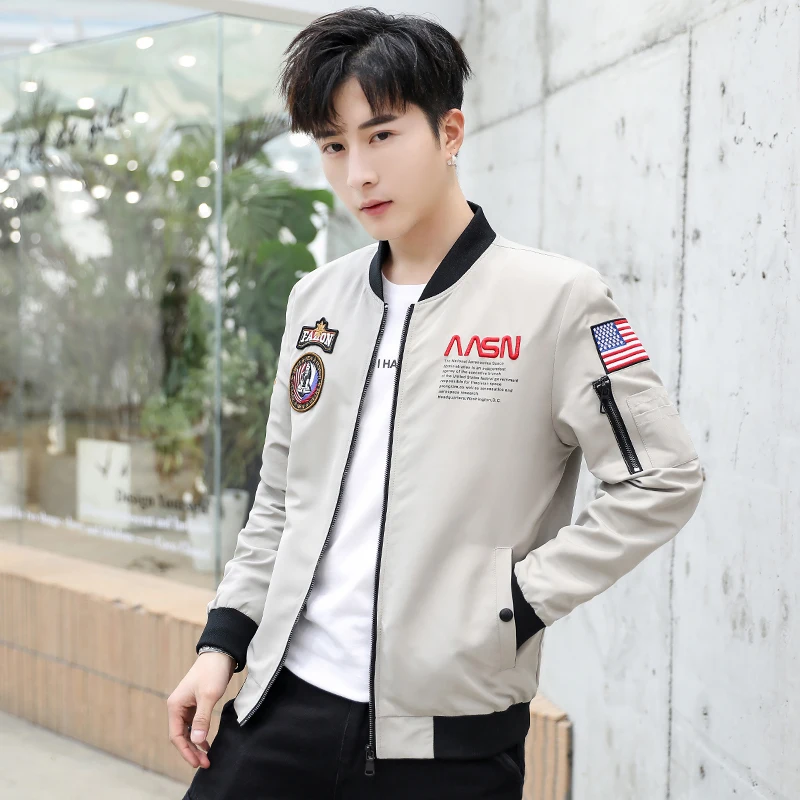 Us Air Force ma1 Bomber Jacket Men's Special Forces Printed Embroidered Military Fashion Brand Motorcycle Windbreaker Jacket