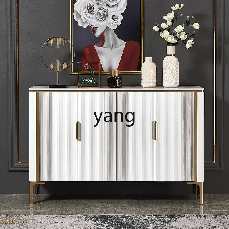 xyy light luxury entrance cabinet modern simple shoe cabinet against the wall side cabinet