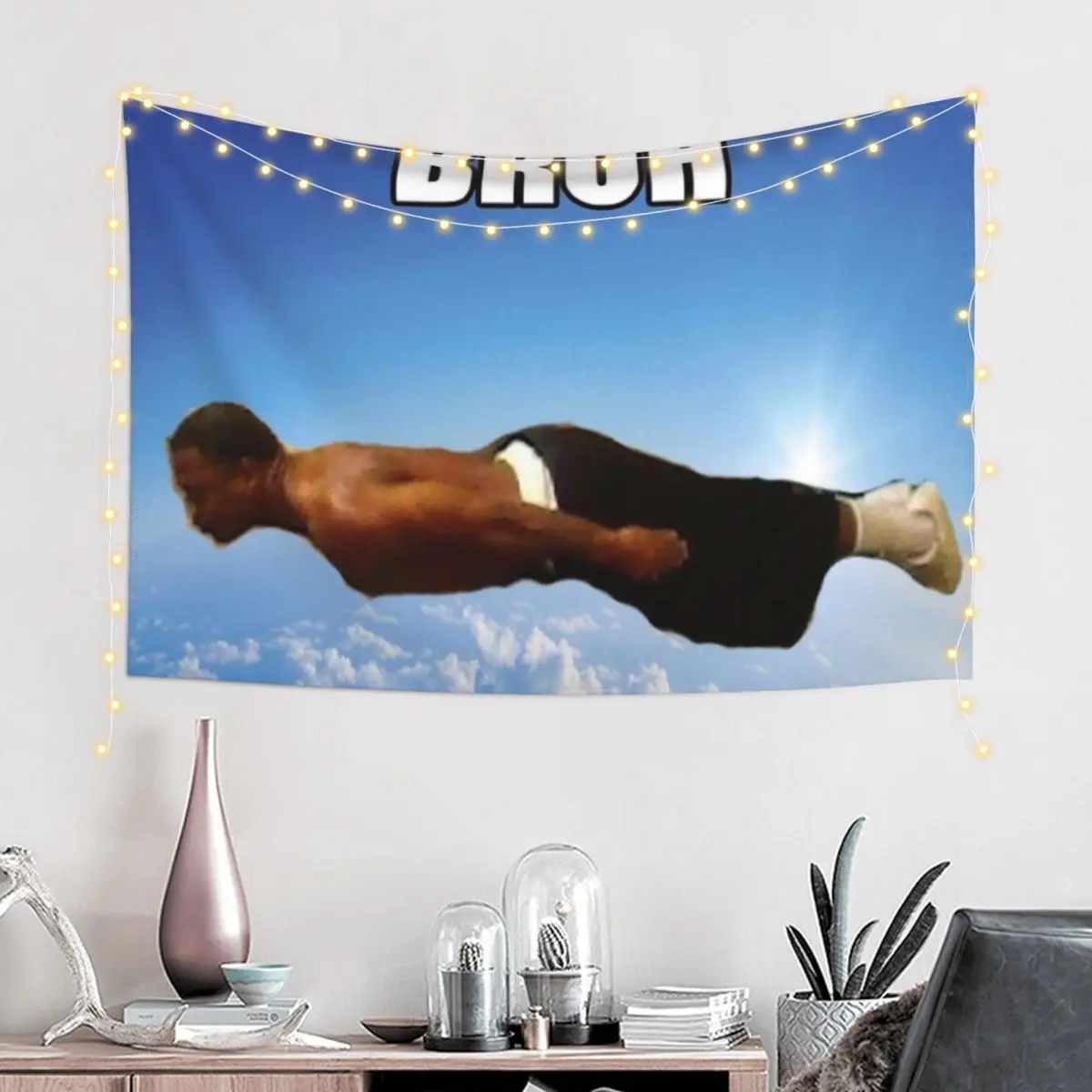 Bruh guy Tapestry Decoration Aesthetic Room Aesthetic Tapestry