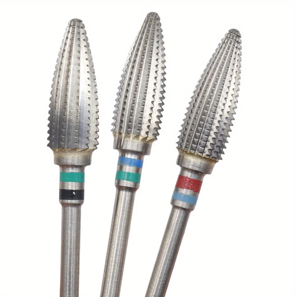 Profesjonalne frezy do paznokci z węglika wolframu, wysokiej jakości akcesoria do elektrycznej frezarki do manicure, narzędzie do usuwania żelu.