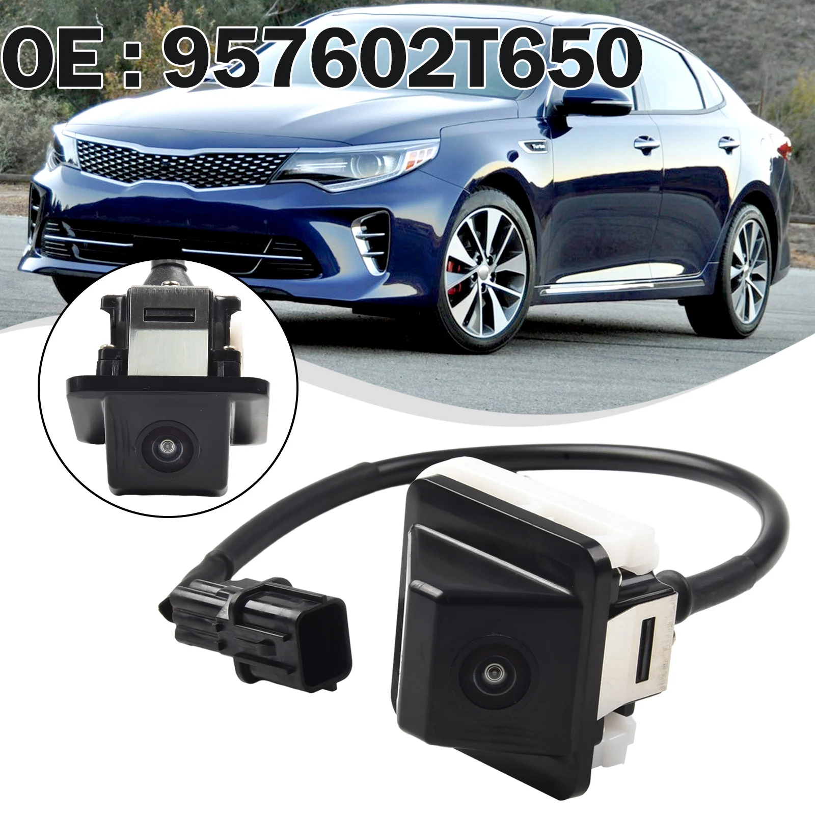 New Car Reversing Camera Reversing Camera ABS+electronic Components 1pc Professional Black Brand New Hote Sale