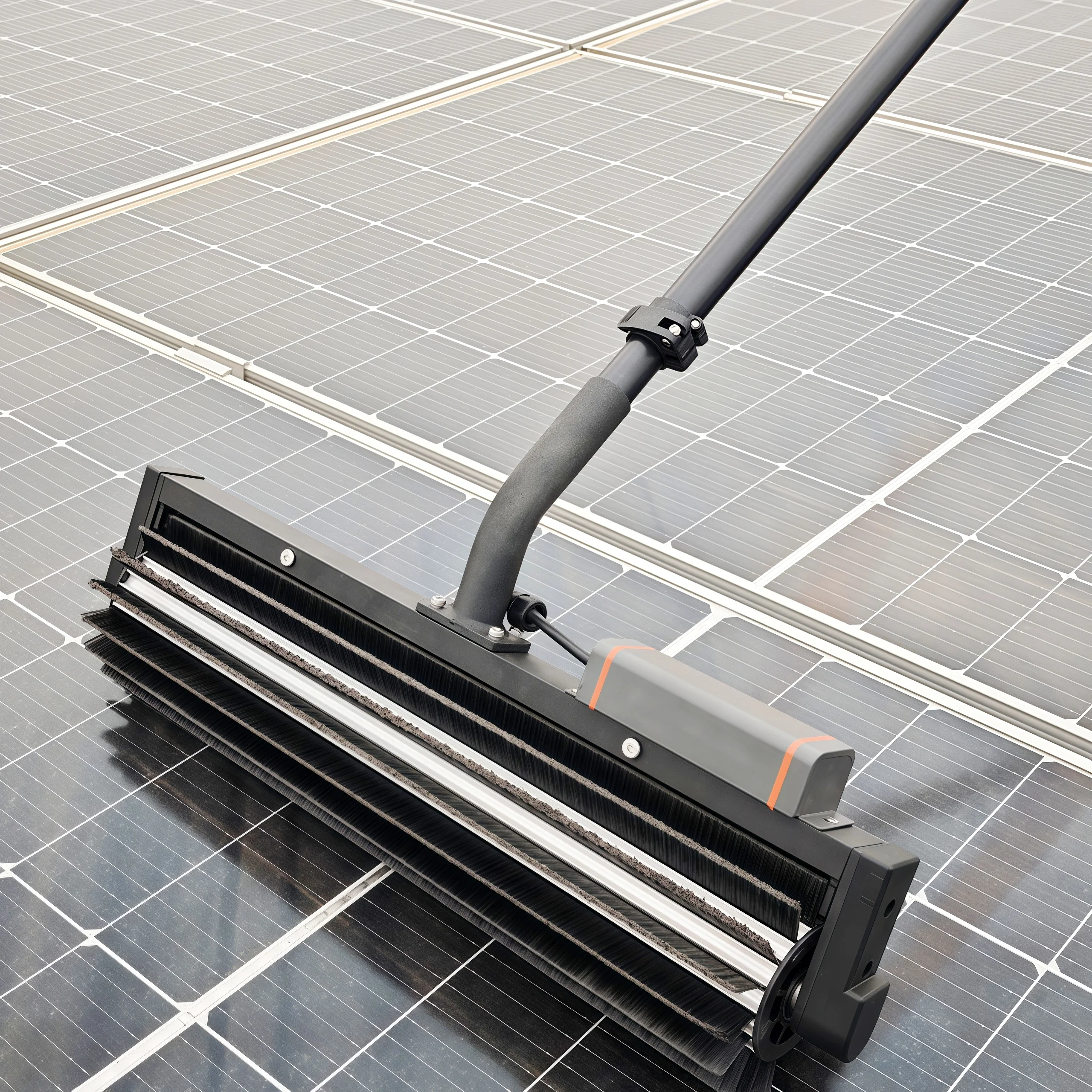 240W High Power Wet Dry Solar Panel Cleaning Brush for Monocrystalline Silicon Panels