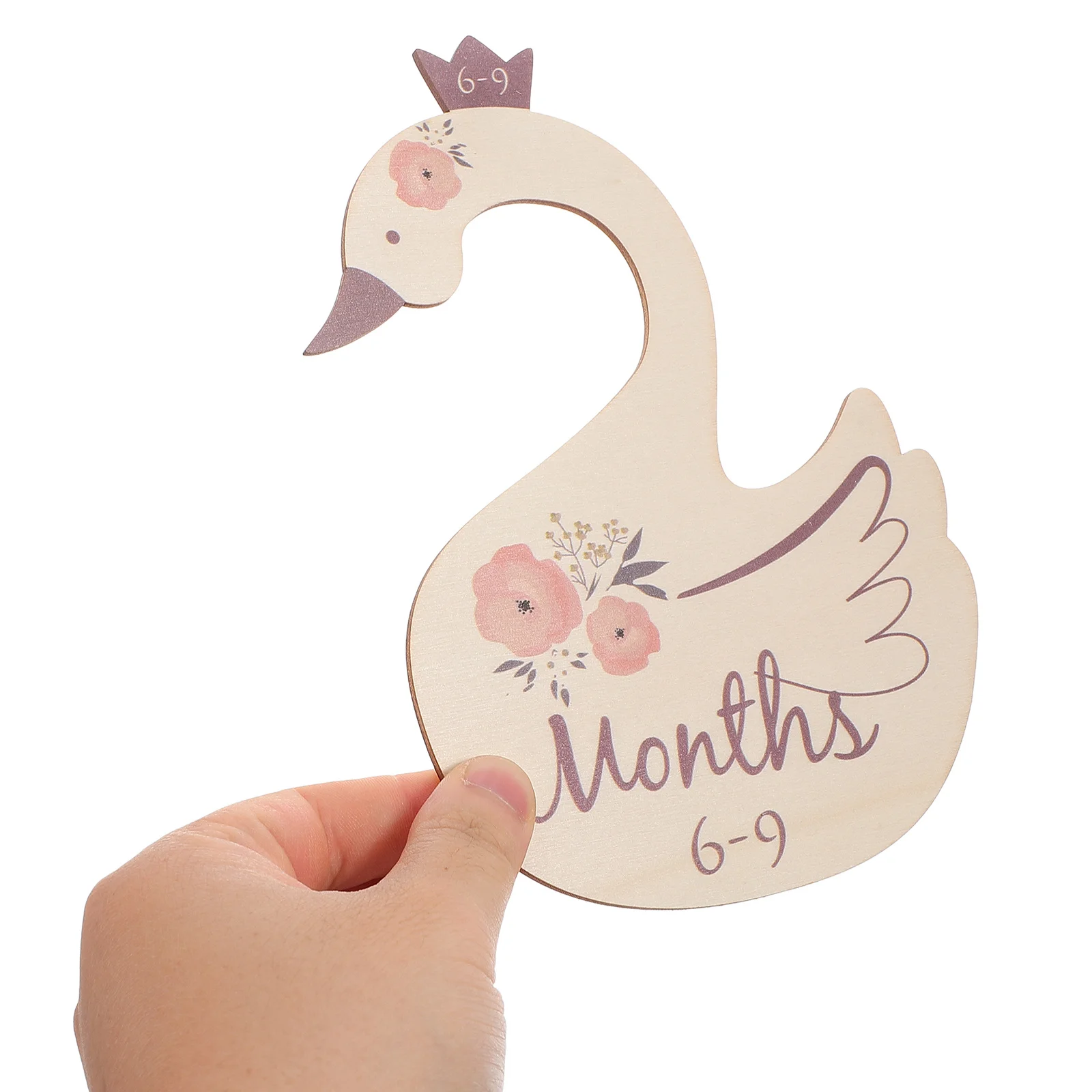 7 قطعة فواصل خزانة خشبية على شكل بجعة منظمات خزانة الملابس لملابس الحضانة حجم فرز فواصل خزانة معلقة