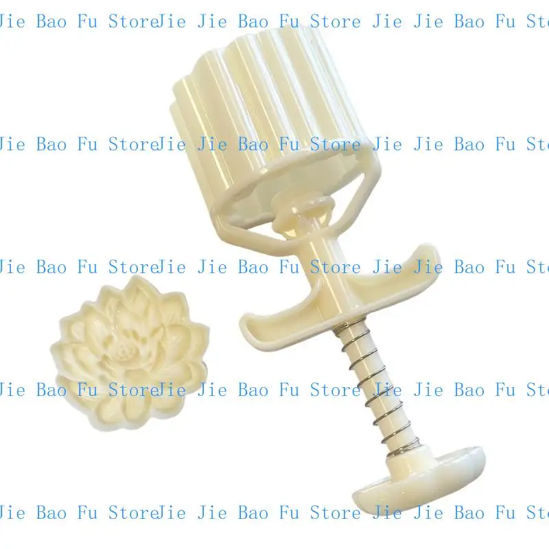 

E8BD Exquisit Mooncakes Crafting Molds Hand Press Mooncakes Molds Flower Designs Festival Cookie Moulds Pastries Tool