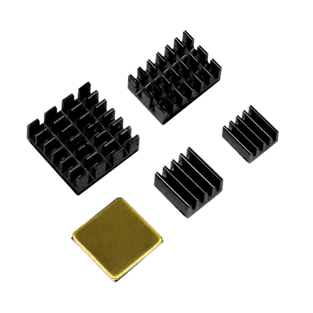 Radiator Copper Raspberry Heatsink,Mini PC Raspberry Pi 4 3 2 1 Model B A Plus Processor RAM Memory Lan Chip Heat sink Cooling
