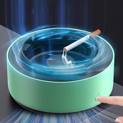 Self-priming Household Ashtray Multi-functional Intelligent Elimination of Second-hand Smoke Negative Ions Air Purifier Ashtray