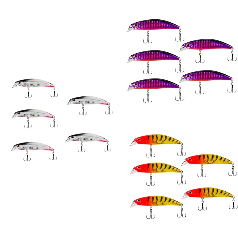 NO.8 New Colorful Sinking 6.8Cm/4G Hard Bait Fishing Lure With Vibrating & Sinking Action For Fishing Bait Easy To Use