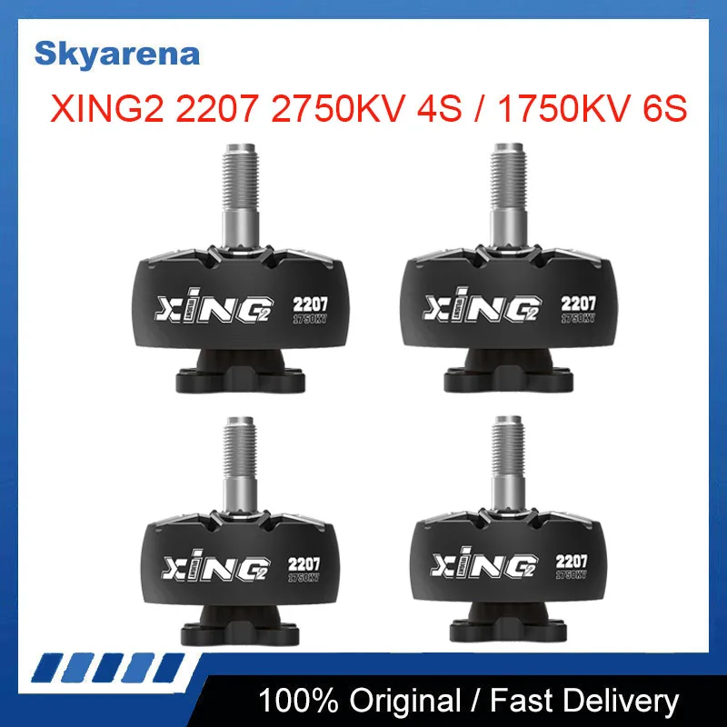 

iFlight XING2 2207 2750KV 4S / 1750KV 6S FPV Motor Unibell with 5mm titanium alloy shaft for Nazgul Evoque F5 FPV drone