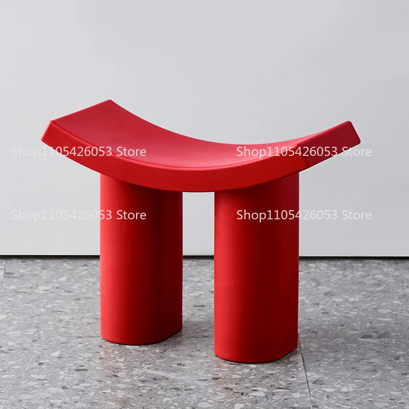 

Табурет для переобувания в скандинавском стиле, легкий, роскошный, простой, для дома, детский, низкий, для малышей