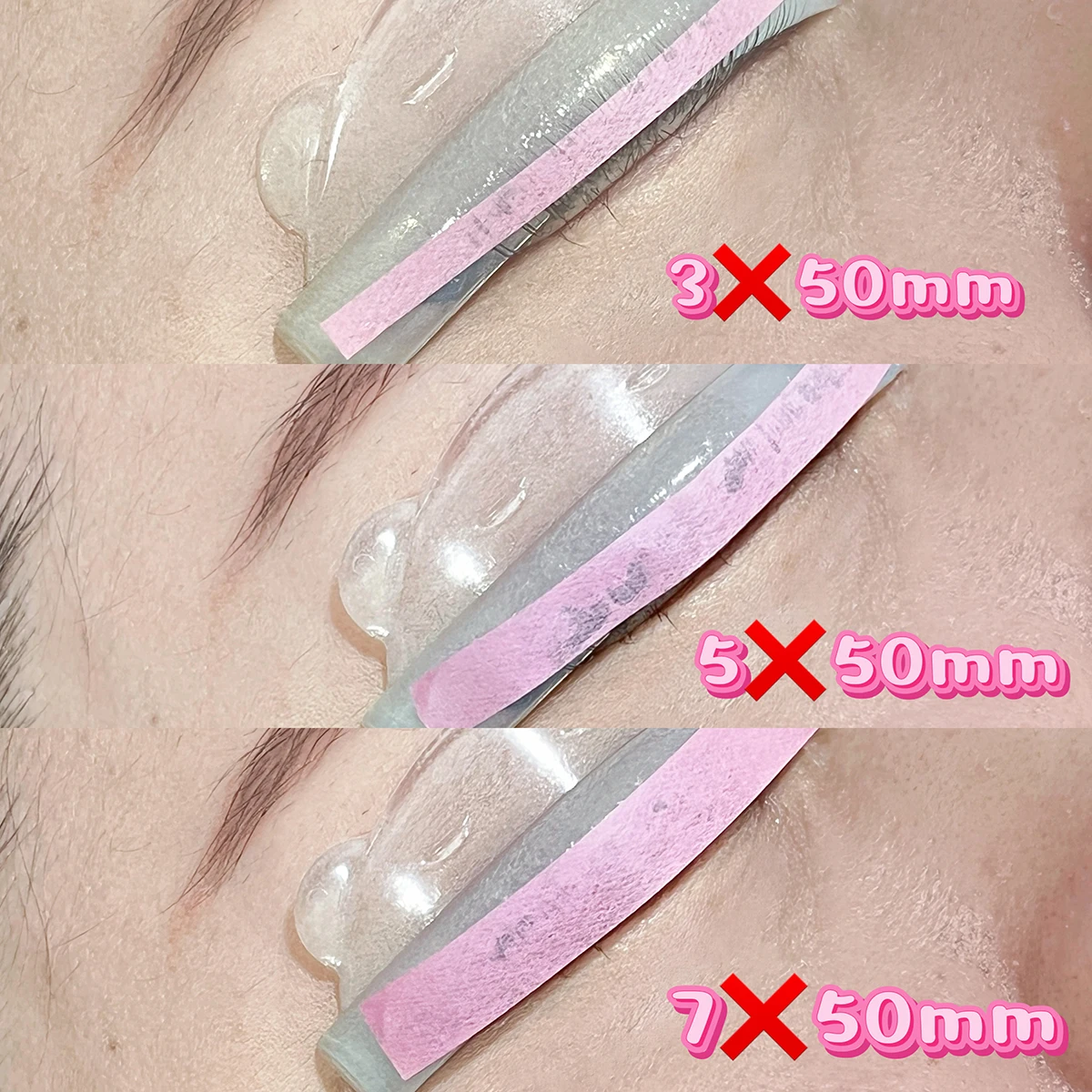 กระดาษดัดขนตา Eyelash Curler แต่งหน้า LashLifting เครื่องมือ Lashes Rods