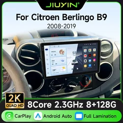 Car Radio Stereo Android 14 CarPlay For Citroen Berlingo 2 B9 Peugeot Partner 2008-2022 Multimedia Video Player GPS Autoradio HU