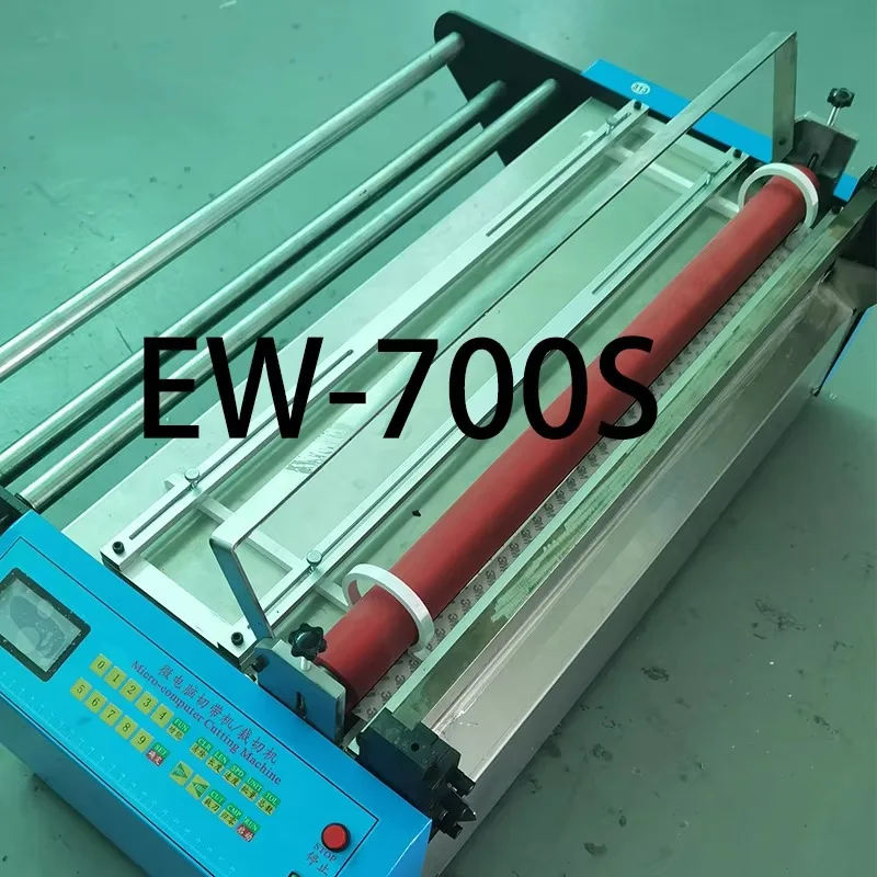 Fully Automatic PVC Tube Cutting Machine Silicone Tube Cutter Braid Hose Cut To Length Machine EW-100ST