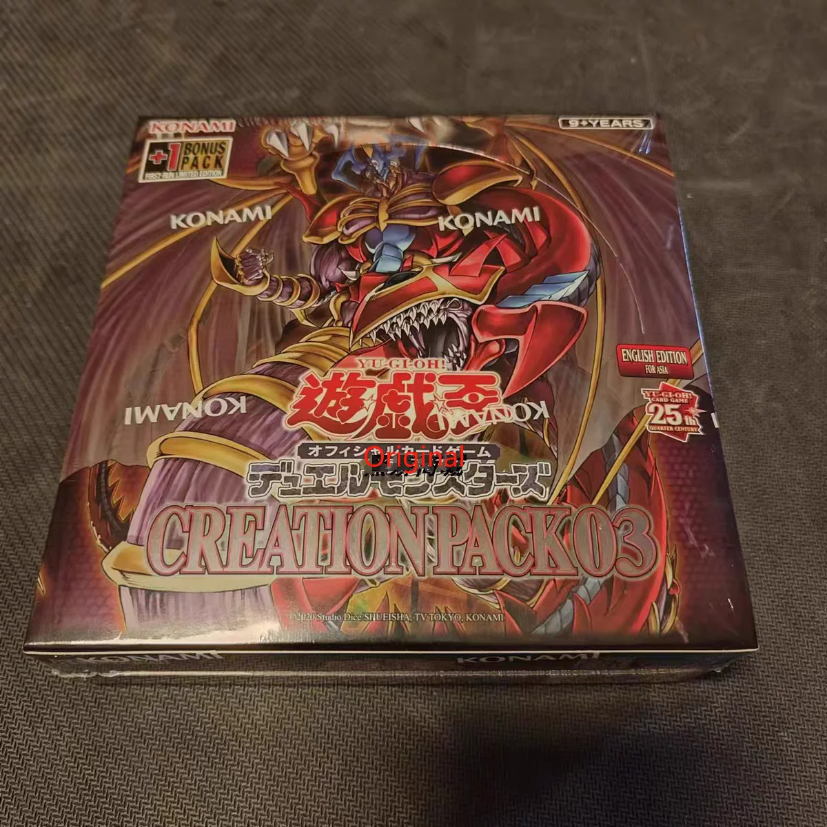 Original Asian English Yu Gi Oh Card Game Rule Board Duel Structure Dec: CP03 Supplemental Pack SEALED Card Collection