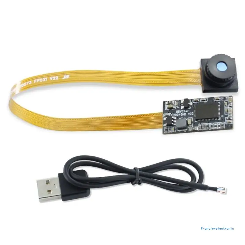 USB 1920x1080 OV2735 Video Camera Module 2MP 76° Fixed/Manual Lens Monitoring Module Plug and Use DropShipping