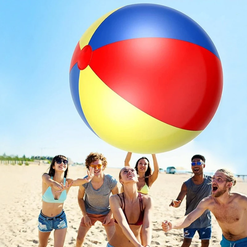 في الهواء الطلق كرة كبيرة قابلة للنفخ الطفل سميكة كرات قابلة للنفخ ألعاب الأطفال سلامة كرة القدم الكبيرة كرة الشاطئ ألعاب الحديقة الرياضية #4