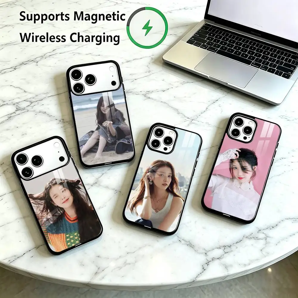 Lee Ji-Eun IU Beauty  Phone Case For iPhone18 17,16,15,14,13,12,11 Plus,Pro Compatible with magnetic wireless charging Gift