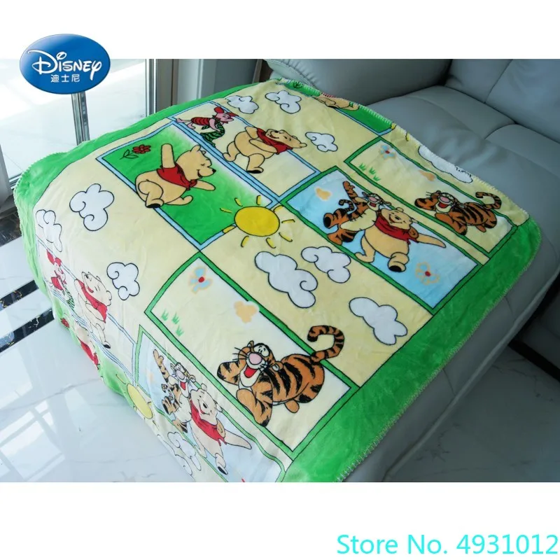 Cartoon Winnie Mickey Minnie Princess doppia coperta di flanella su entrambi i lati 100x140cm bambini bambini ragazze regalo TV divano letto copertura