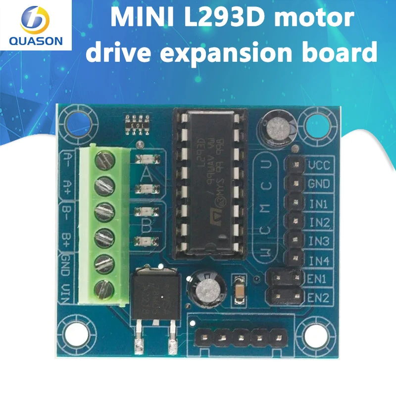 1pcs Mini 4CH 4 Channel Motor Drive Driver Shield L293 L293D Expansion Board Module