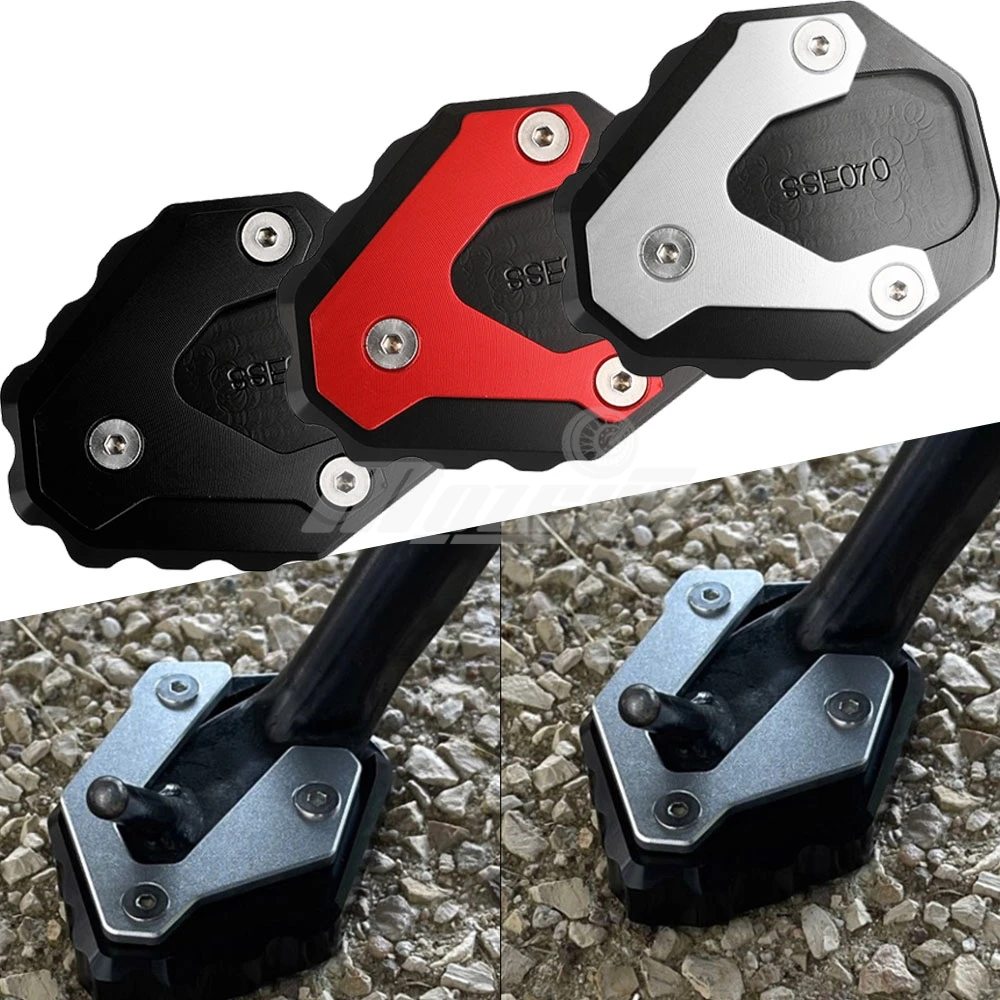 

Motorcycle Aluminum Side Stand Enlarger Kickstand Enlarger Plate Pads For Honda CB500 CB 500 Hornet 500 HORNET500 2024 2025 2026