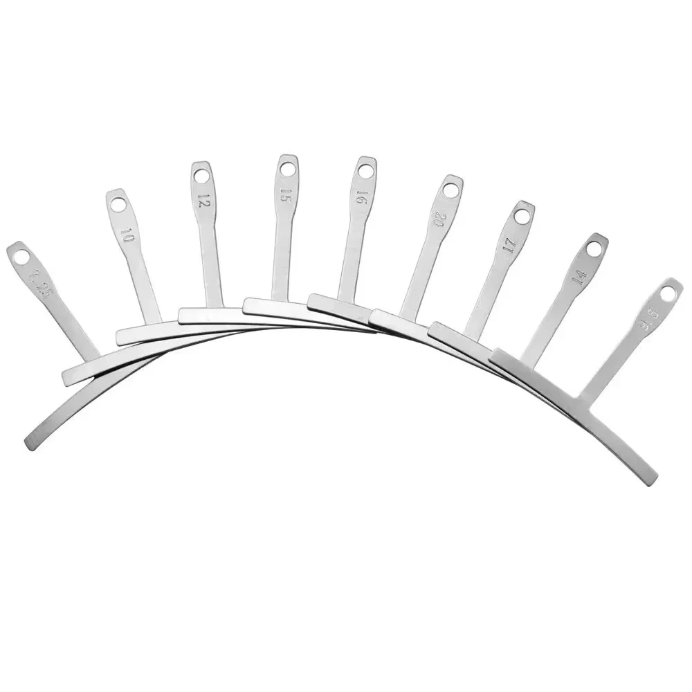 Miwayer Multispec Radius Gauge 9Pcs Set, Handy Under String Measuring Tools for Guitar Fretboard Radius Calibration view 6