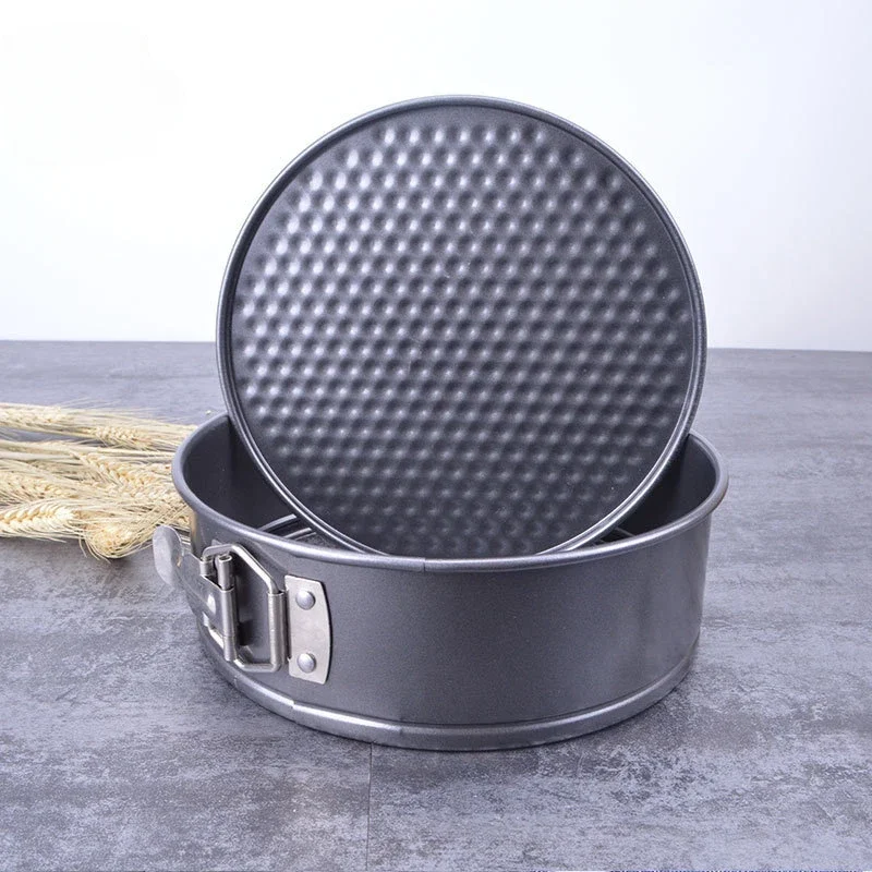 Removable Bottom Non-Stick Metal Bake Mould Round Cake Pan Bakeware  Carbon Steel Cakes Molds Kitchen Accessories