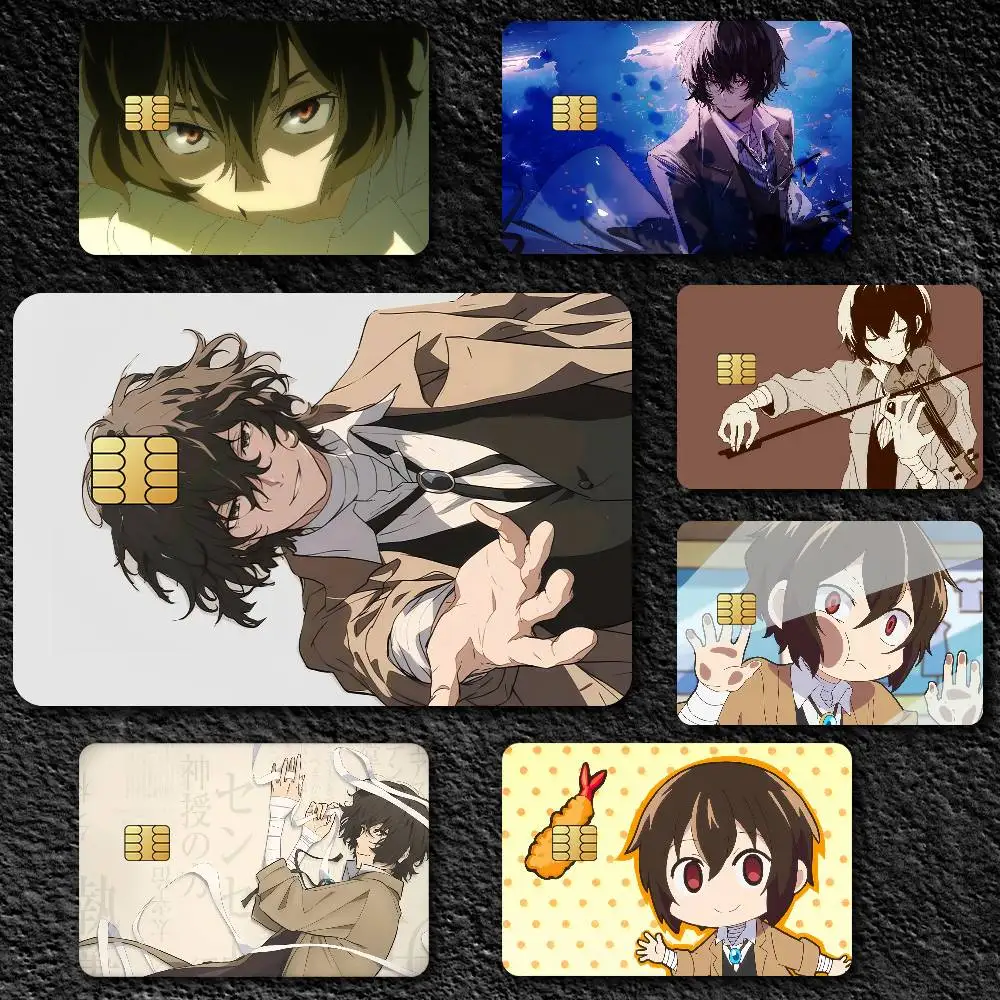 Bungo Stray Dogs O-Osamu D-Dazai Skin Debit Bank Film Skin Cover Credit Card stickers