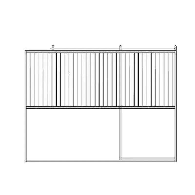 Customization Stable Door Hot Sale Galvanized Steel Horse Stables for Horse Yards Panel