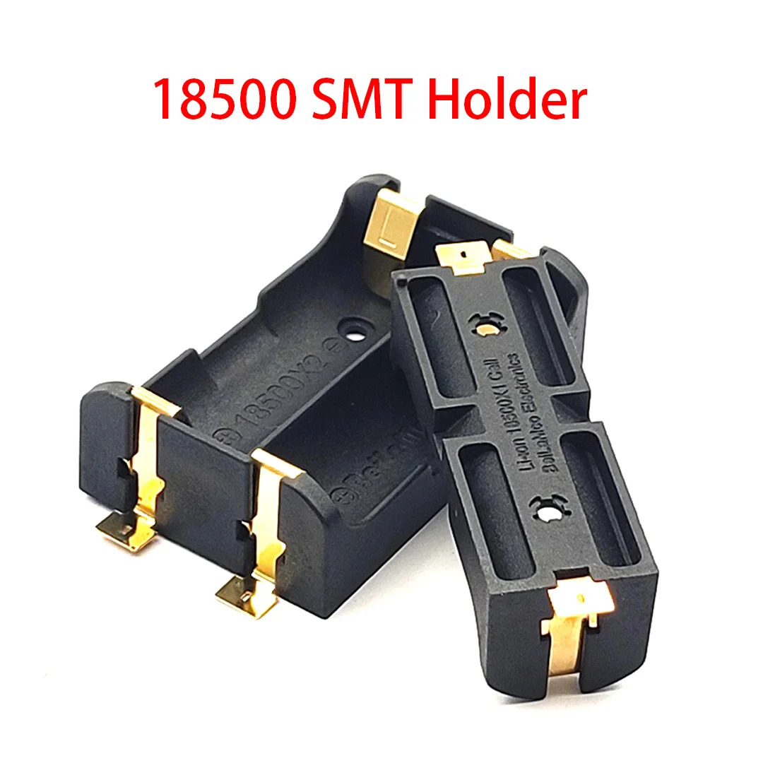 18500 Battery Holder 18500 SMT SMD 18500 Battery Storage Case 1/2 Slot 18500 Battery Box