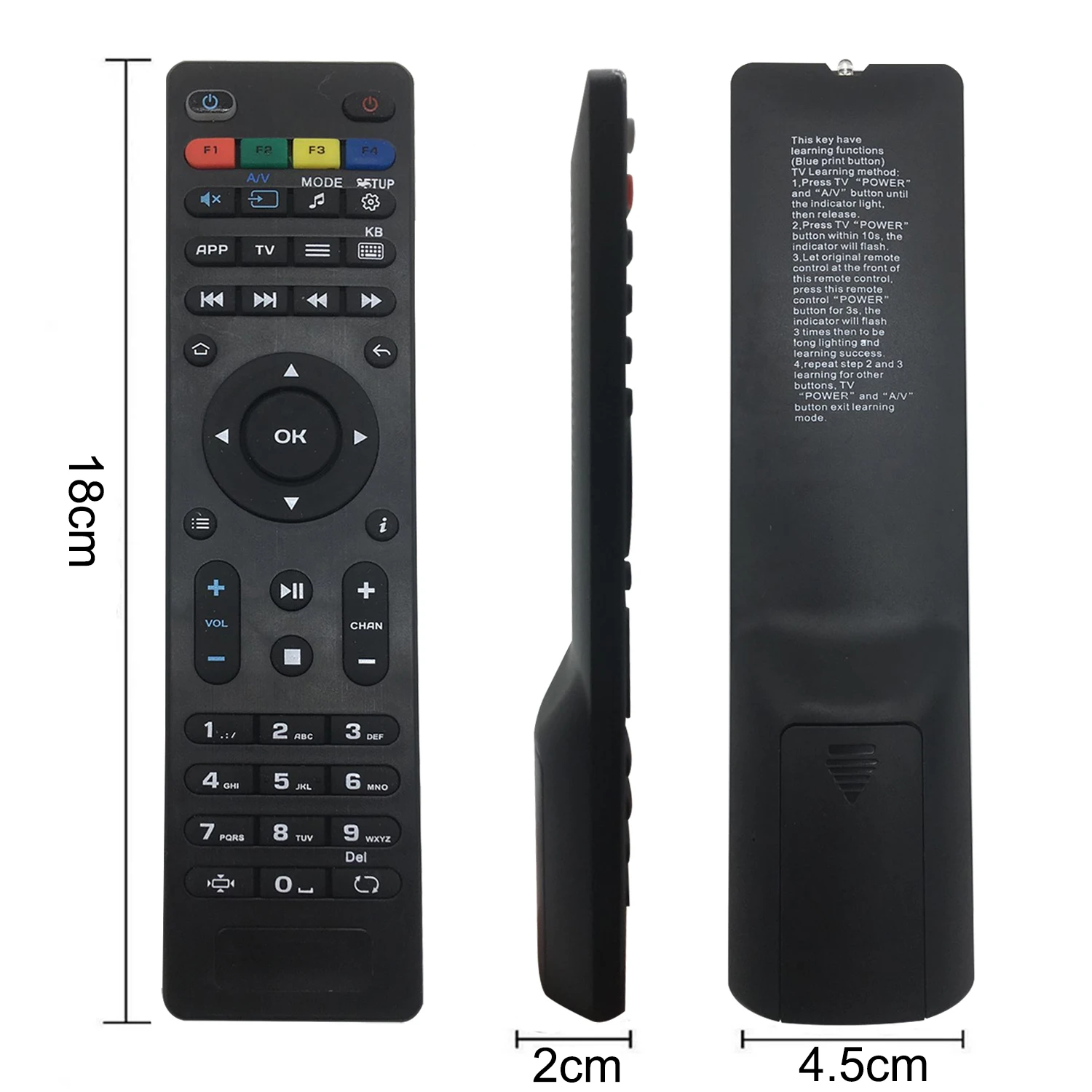 

Universal Remote Control for MAG250 MAG254 MAG60 MAG261 MAG270 Box Models IR Learning Remote for Digital TV Set-Top Box