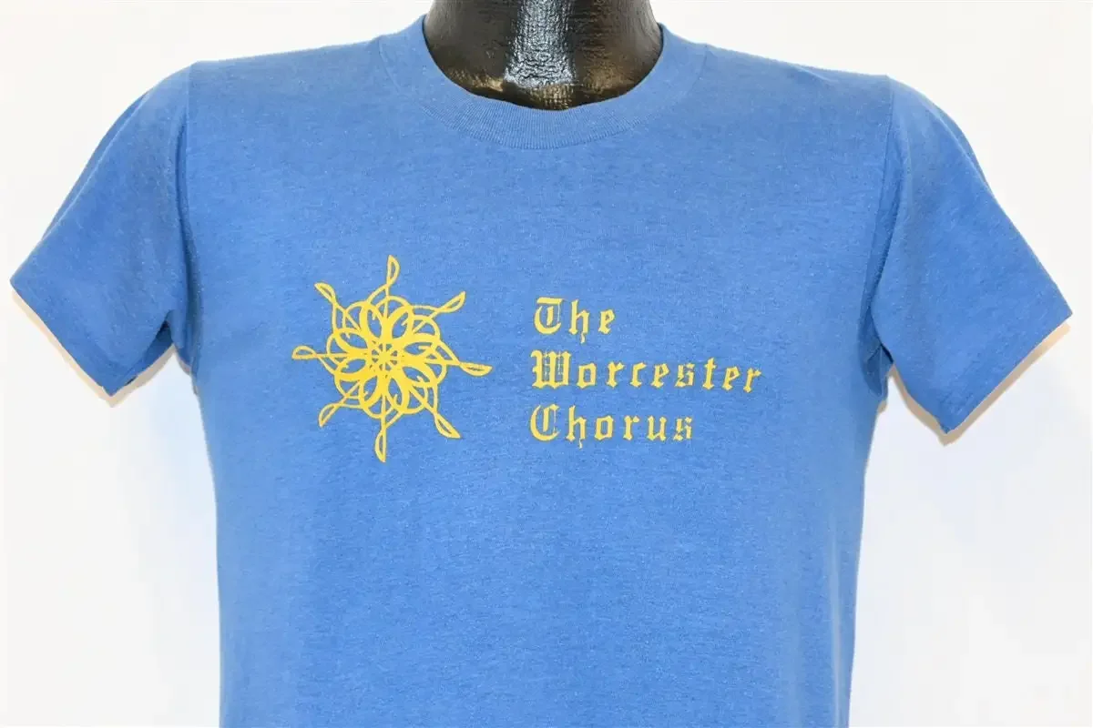 80s Worcester Chorus British Isles Tour 1986 Castle T Shirt Small