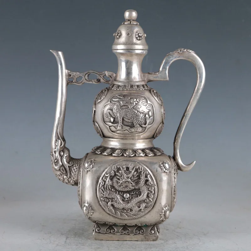 

Old Chinese Copper Dragon Teapot Made in DA XuanDe of Ming Dynasty