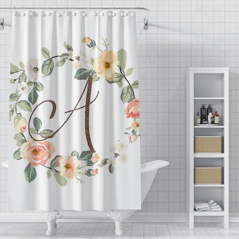 Home decor 26 letter shower curtains for bathroom waterproof fabric bathroom Curtains modern shower curtain 180x200 240x200