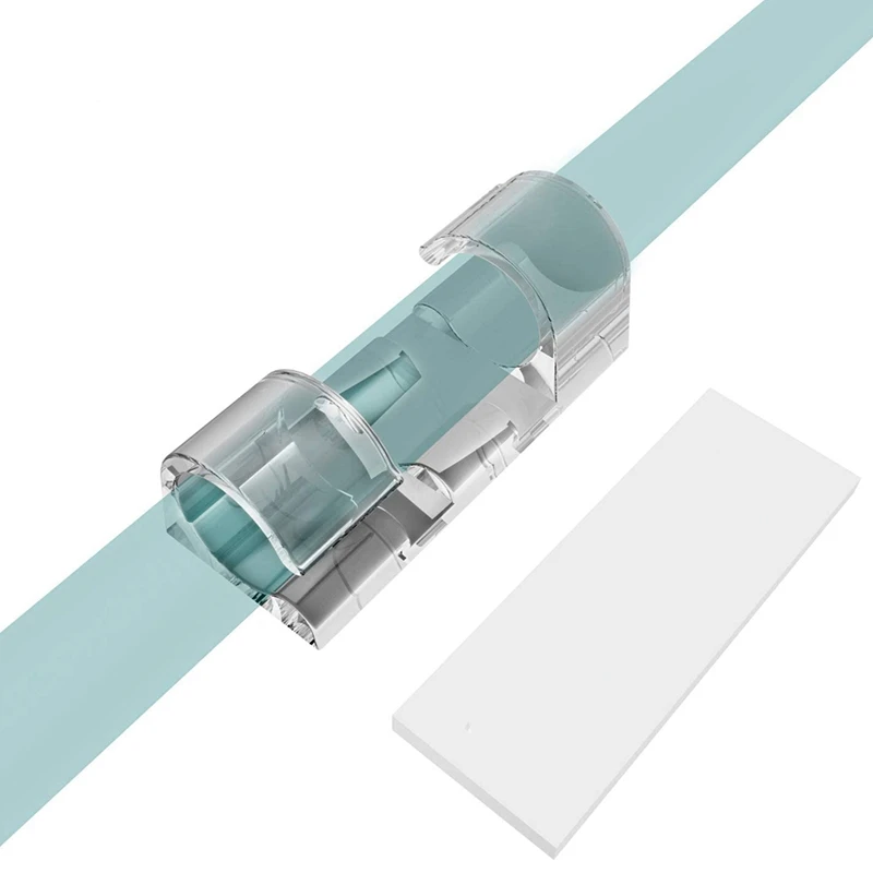 منظم كابل ذاتي اللصق مع مشبك قوي ، إدارة الكابلات ، التلفزيون ، الكمبيوتر ، حامل الأسلاك